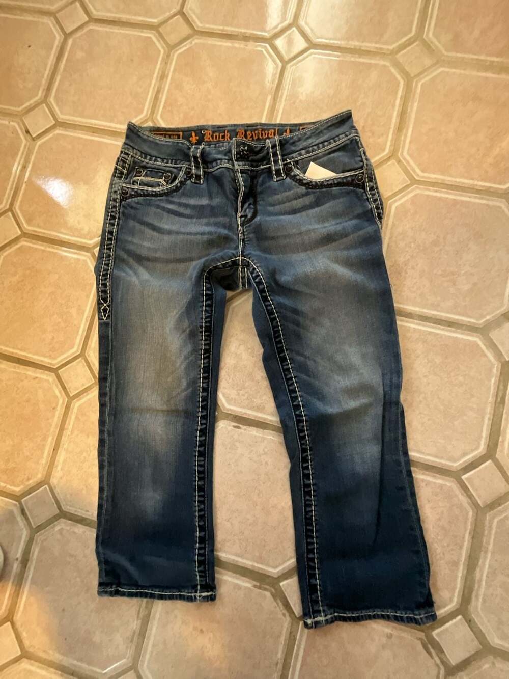 Rock Revival Celine Capri Jeans Size 28